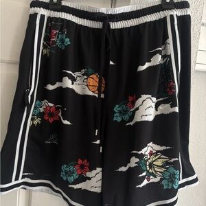 Nike Shorts Men DNA Island Floral  Dri-Fit Performance Basketball Sz XL